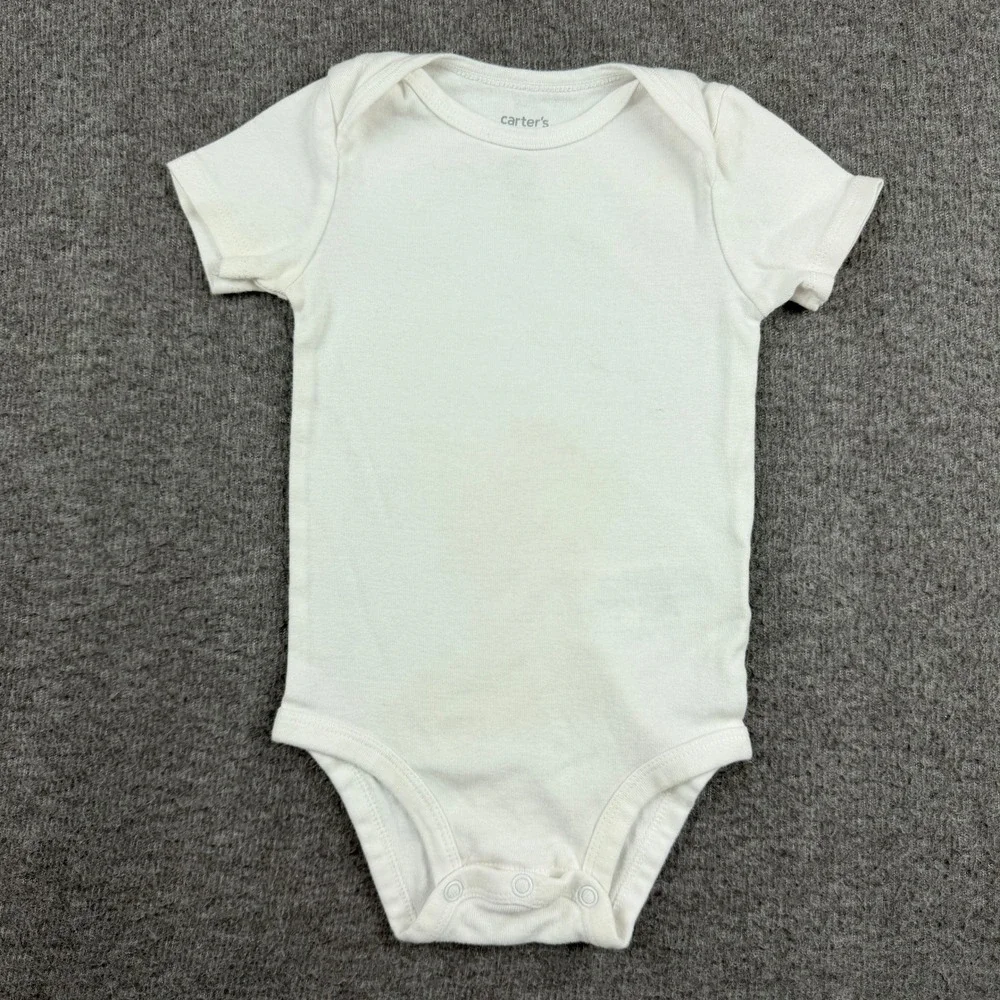 Carters Cat & Jack Baby Boys 4pc‎ Lot Bodysuits Tee 9-12M Blue White Striped